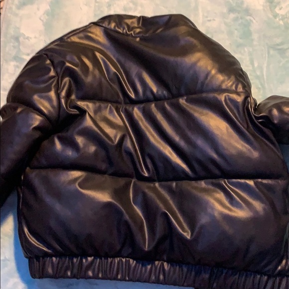 forever 21 PU leather bubble jacket - Picture 2 of 2
